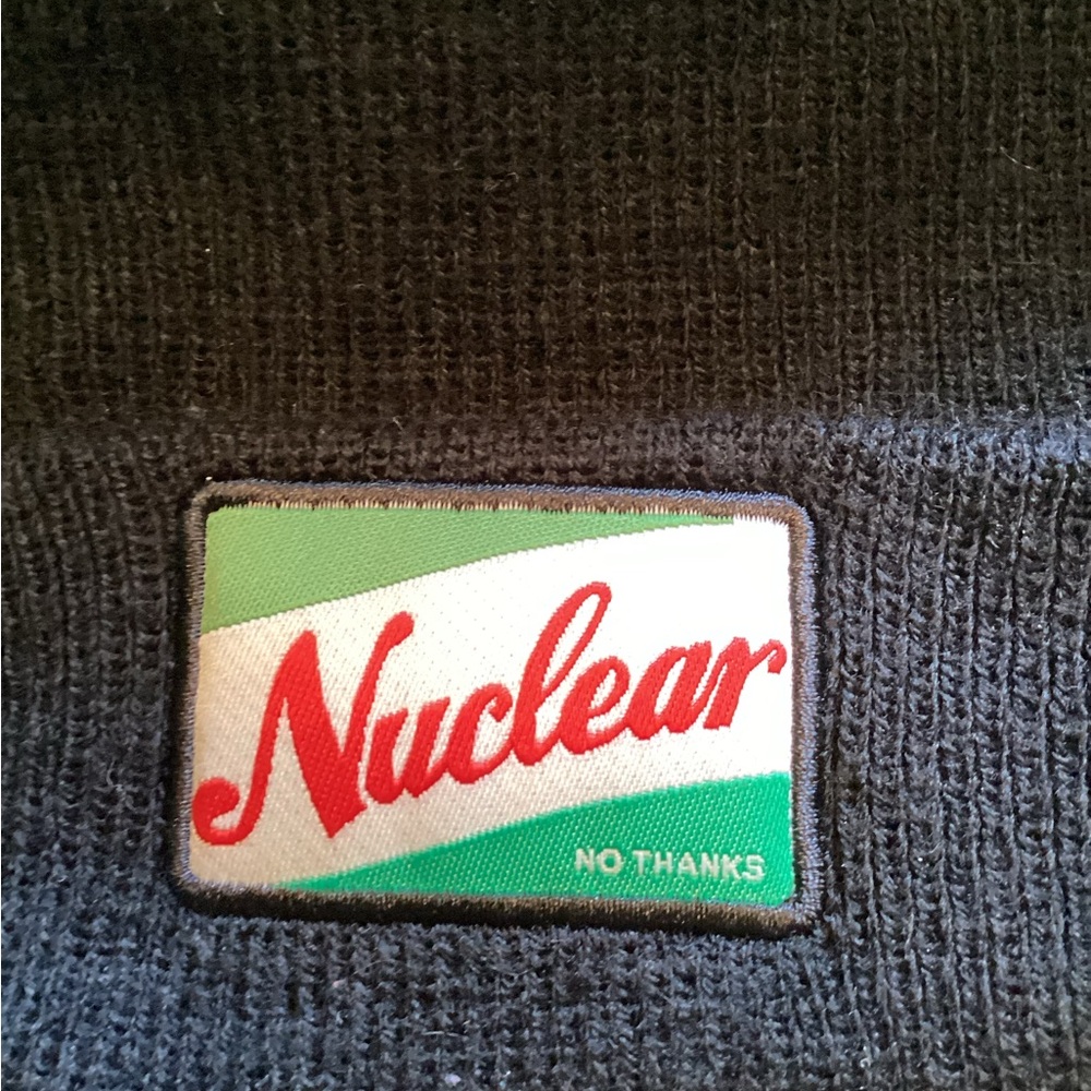 Nuclear Black Beanie With Logo Patch - image 2